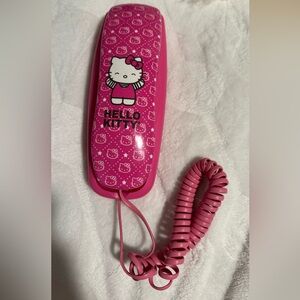 Hello Kitty Pink Retro Phone Tel-Line Mountable Gift Sakar 2009 Sanrio